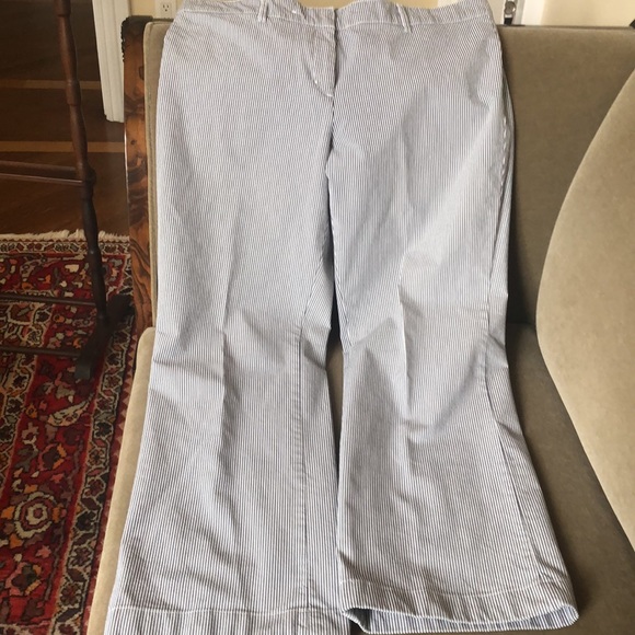 Striped cotton pants. - Picture 3 of 5